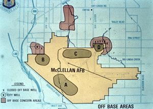 McClellan AFB Map