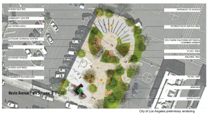 City of Los Angeles Preliminary Park Rendering Nevin Avenue