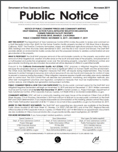 Preview of Public Notice Document