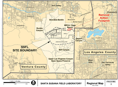 Figure 1: Santa Susana Field Laboratory Regional Map