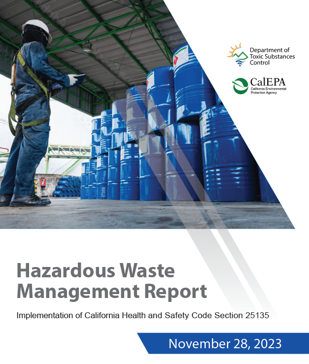 Hazardous Waste Management Plan  Department of Toxic Substances